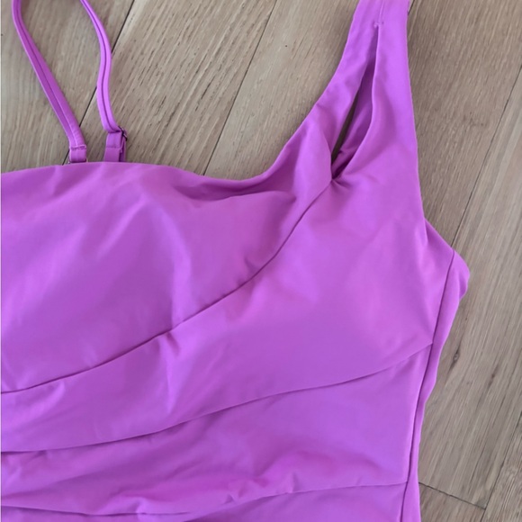 not for sale CALIA Sculpt One Shoulder Full Cover PinkGold Piece Swimsuit - Picture 5 of 8